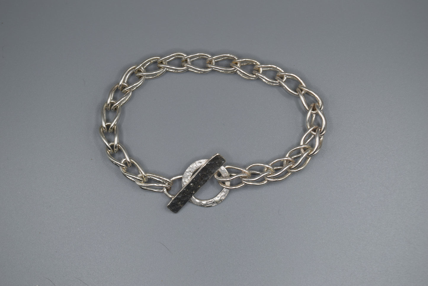 Sterling Silver Bracelet Etruscan Links